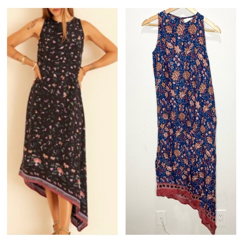 Natalie Martin Ashley Dress In Dahlia Indigo Small NWT